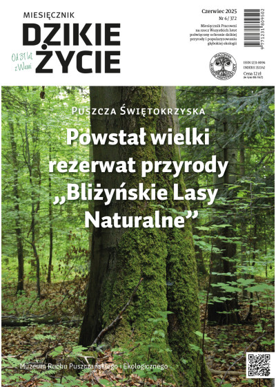 Dzikie Życie 2025, nr 6 (372) czerwiec