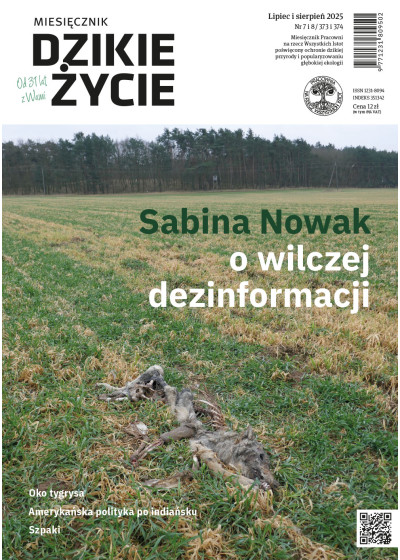 Dzikie Życie 2025, nr 7-8 (373-374) lipiec-sierpień :: mobi